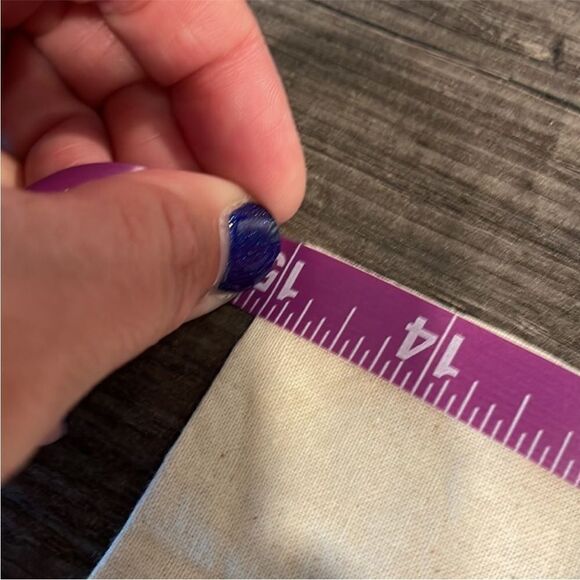 Tory Burch Drawstring Pouch shoe bag with Geometric Trim - Picture 5 of 5